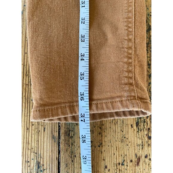 Stitch Star Womens Slim Fit Brown Ankle Pants 14 Cotton Blend - Picture 8 of 8